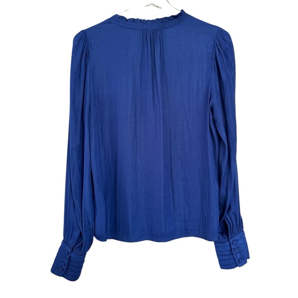 Evereve Navy Blouse Size Small - Picture 2 of 4